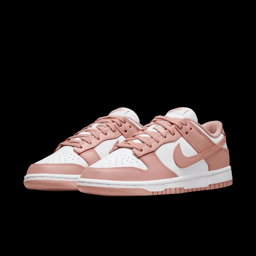Nike Dunk Low 'Rose Whisper' Athletic Shoes Size 8.5 - Picture 2 of 7